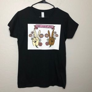 Girls Support Girls T-Shirts Crew Short Sleeves